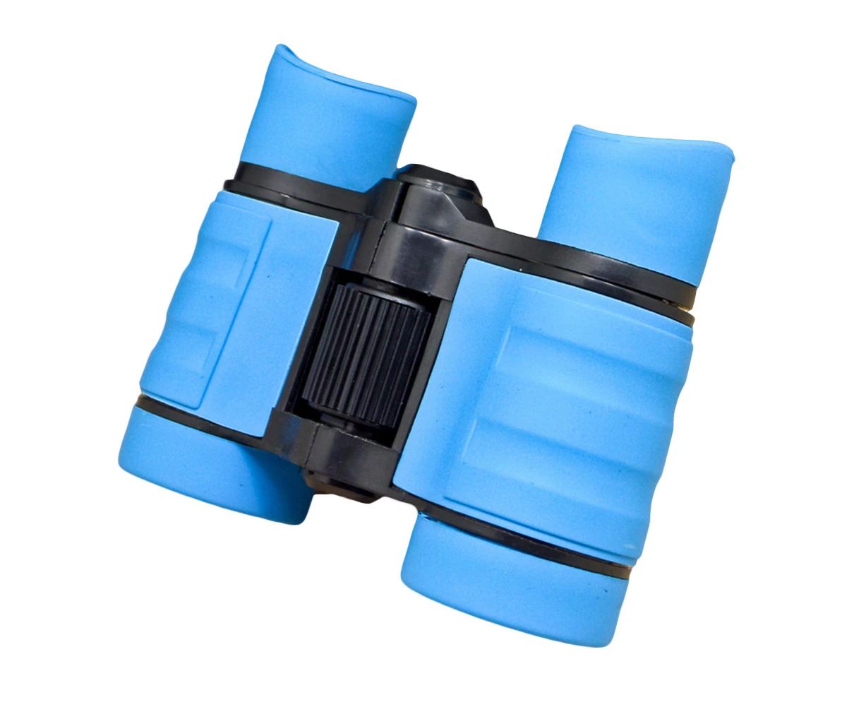 4X30 Child Binoculars Pocket Size Telescope Magnification for Kids Outdoor Games Blue