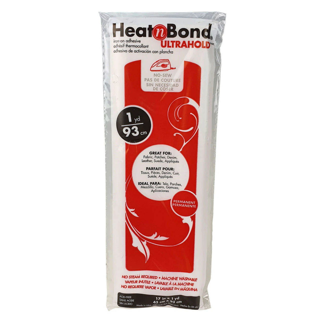 Heat n Bond Ultrahold 43 x 93cm Tracked Post Applique Quilting Craft