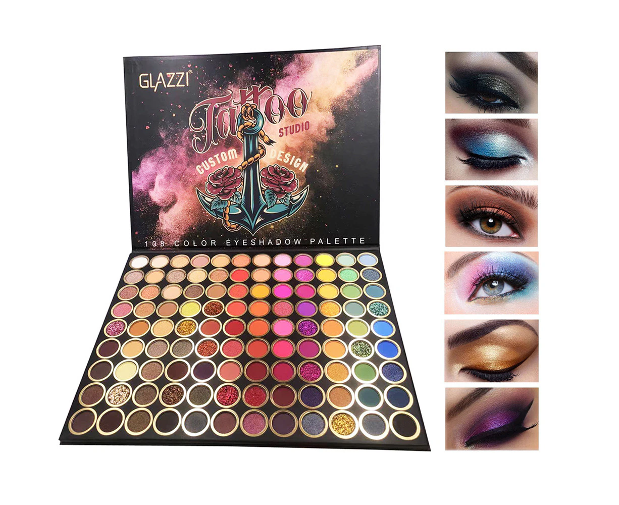 108 Color Eyeshadow Palette Waterproof, Makeup Palette