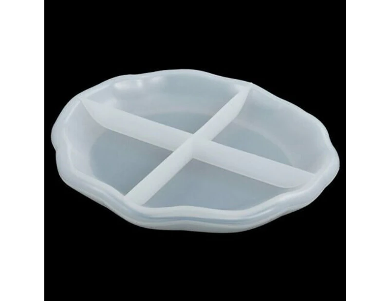 Oval Casting Coaster Mould Resin Mould Silicone Tray Epoxy Molds Craft Tool AU