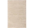 Newton Minimalism Stripes Beige Contemporary Rug - 4 Sizes