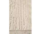 Newton Minimalism Stripes Beige Contemporary Rug - 4 Sizes