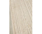 Newton Minimalism Stripes Beige Contemporary Rug - 4 Sizes