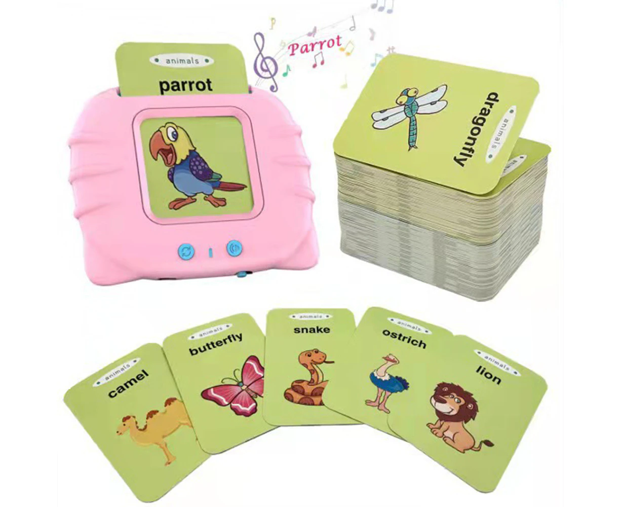 Learning Toys Flash Cards for Toddlers 2-4: 384 Sight Words Kindergarten - Pink