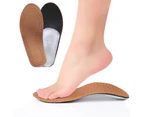 1 Pair Children Shoes Flat Foot Orthopedic Insoles Arch Orthotic Support Pads-Brown