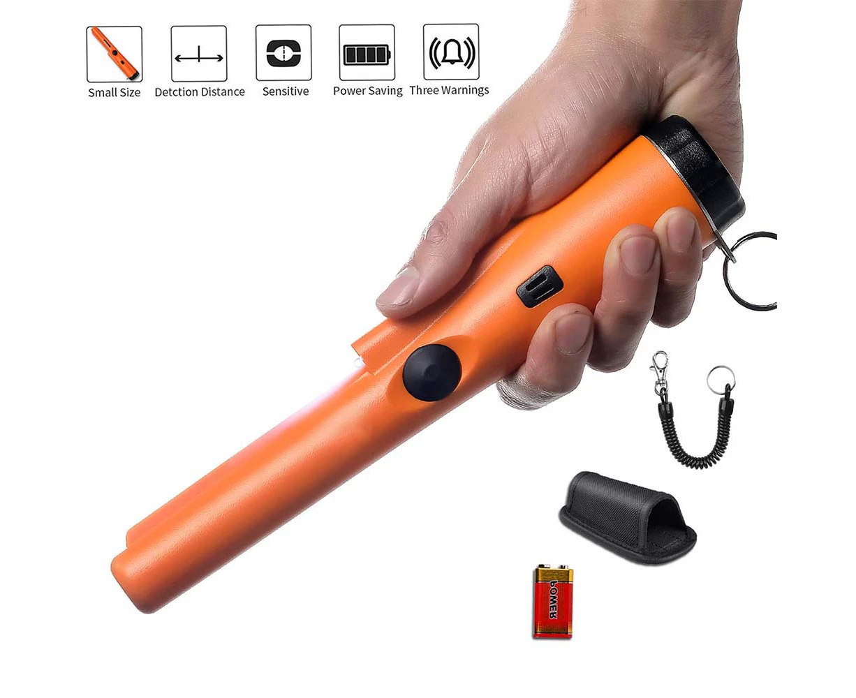 Metal Detector Pinpointer for Kids and Adults Include A 9V Battery with Belt Holster