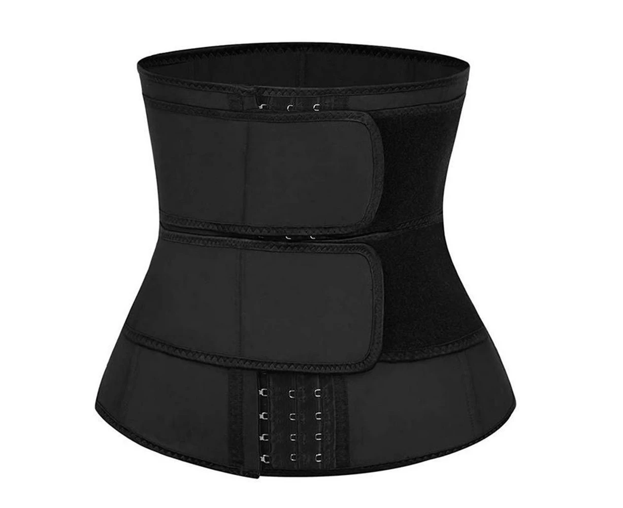 Women Waist Trainer Corset Weight Loss Sports Workout Body Shaper Shapewear-Black