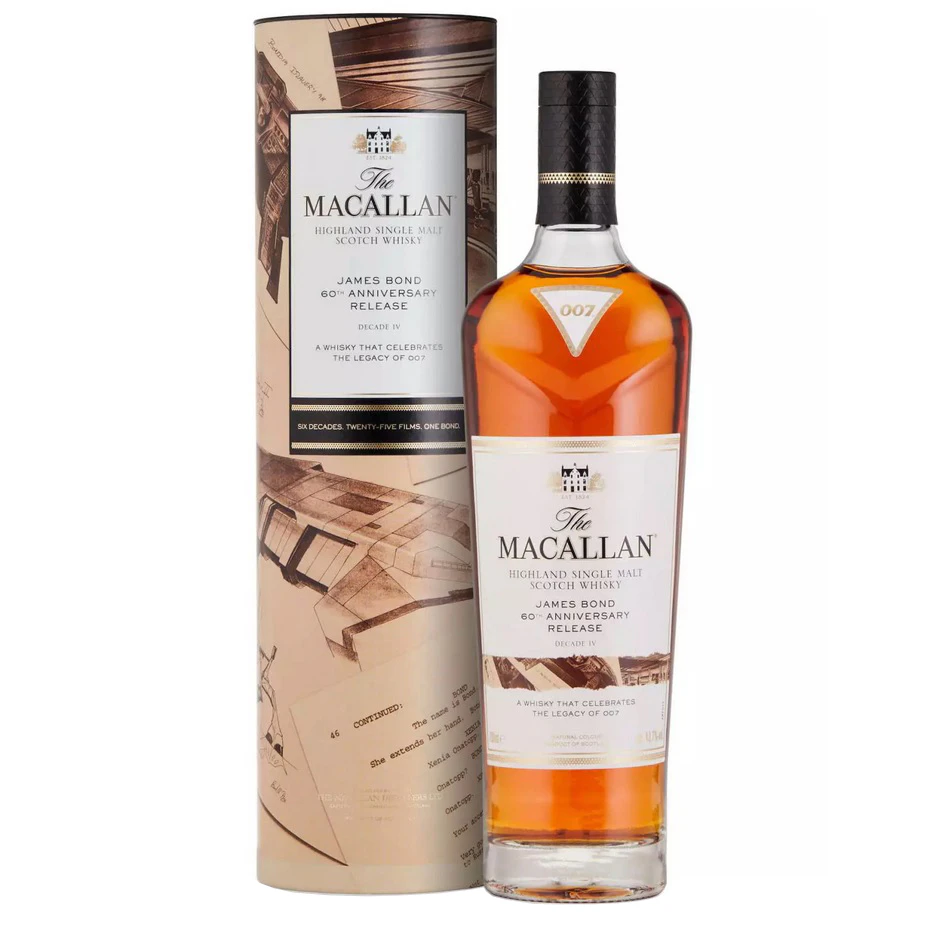 Macallan James Bond 60th Anniversary Release Decade IV 700ml