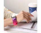Compatible with Apple Watch Strap Hair Ring Soft Printed Fabric