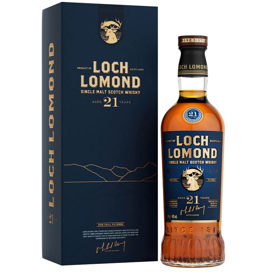 Loch Lomond 21 Year Old Single Malt Whisky 700ml