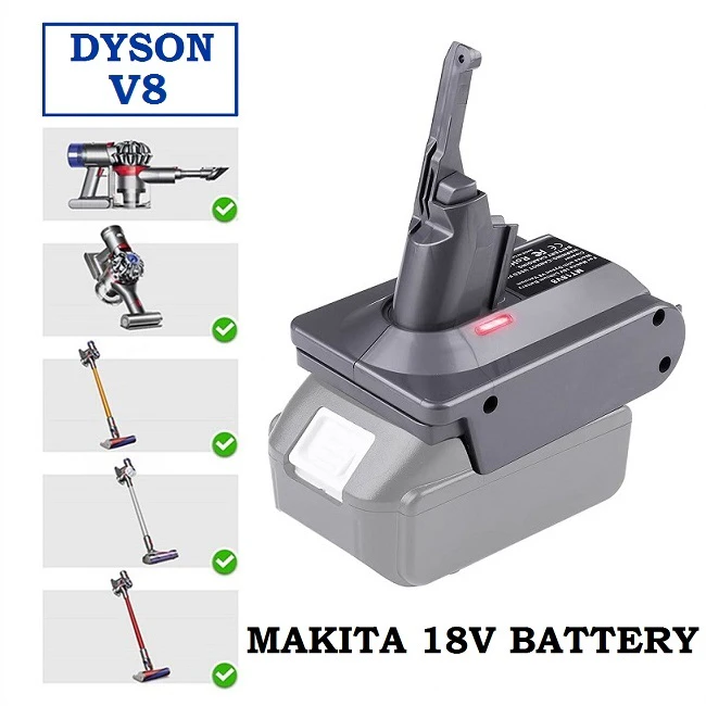 Dyson V8 Battery Adapter To Makita 18V Li-Ion Battery