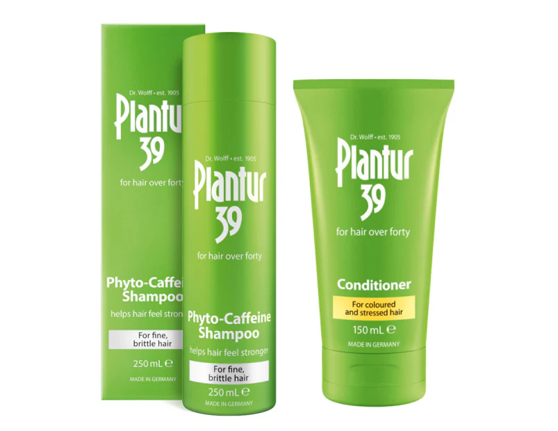 Plantur 39 Starter Pack - Shampoo + Conditioner Bundle For Fine and Brittle Hair