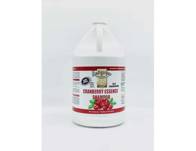 Envirogroom Cranberry Essence Shampoo 50:1 Concentrate 1 Gallon