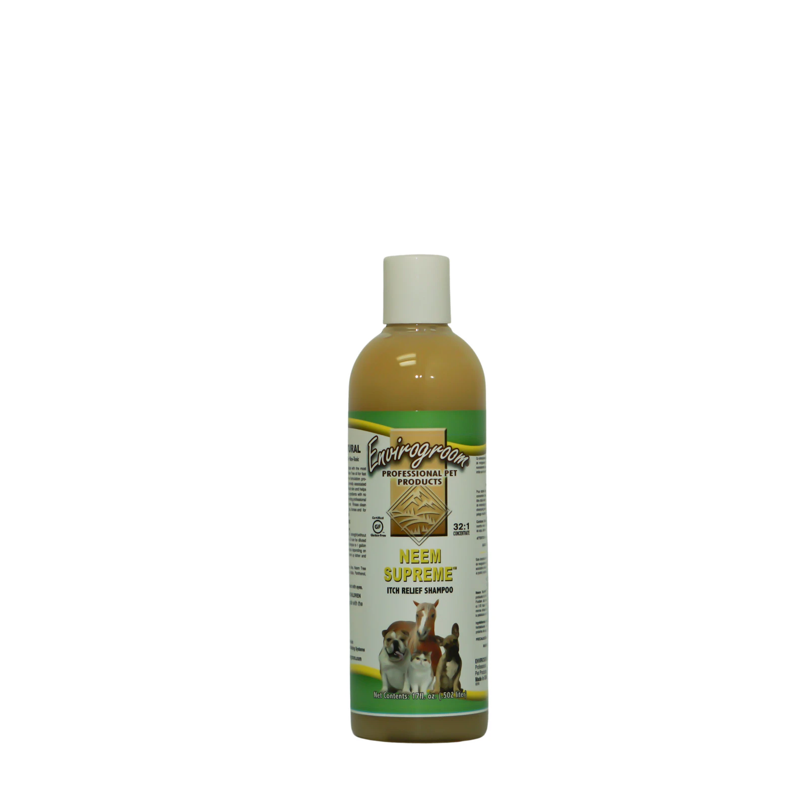 Envirogroom Neem Supreme Itch Relief Pesticide Alternative Shampoo 17oz