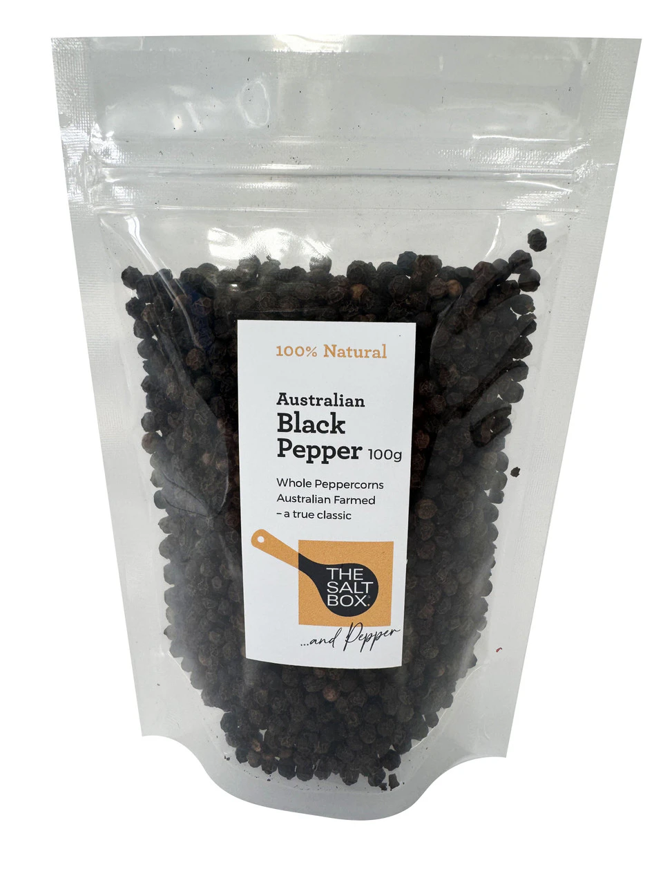 Australian Peppercorns - Black Whole 100g Pouch - The Salt Box