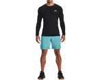 Under Armour Men's HeatGear Fitted Long Sleeve Top - Black