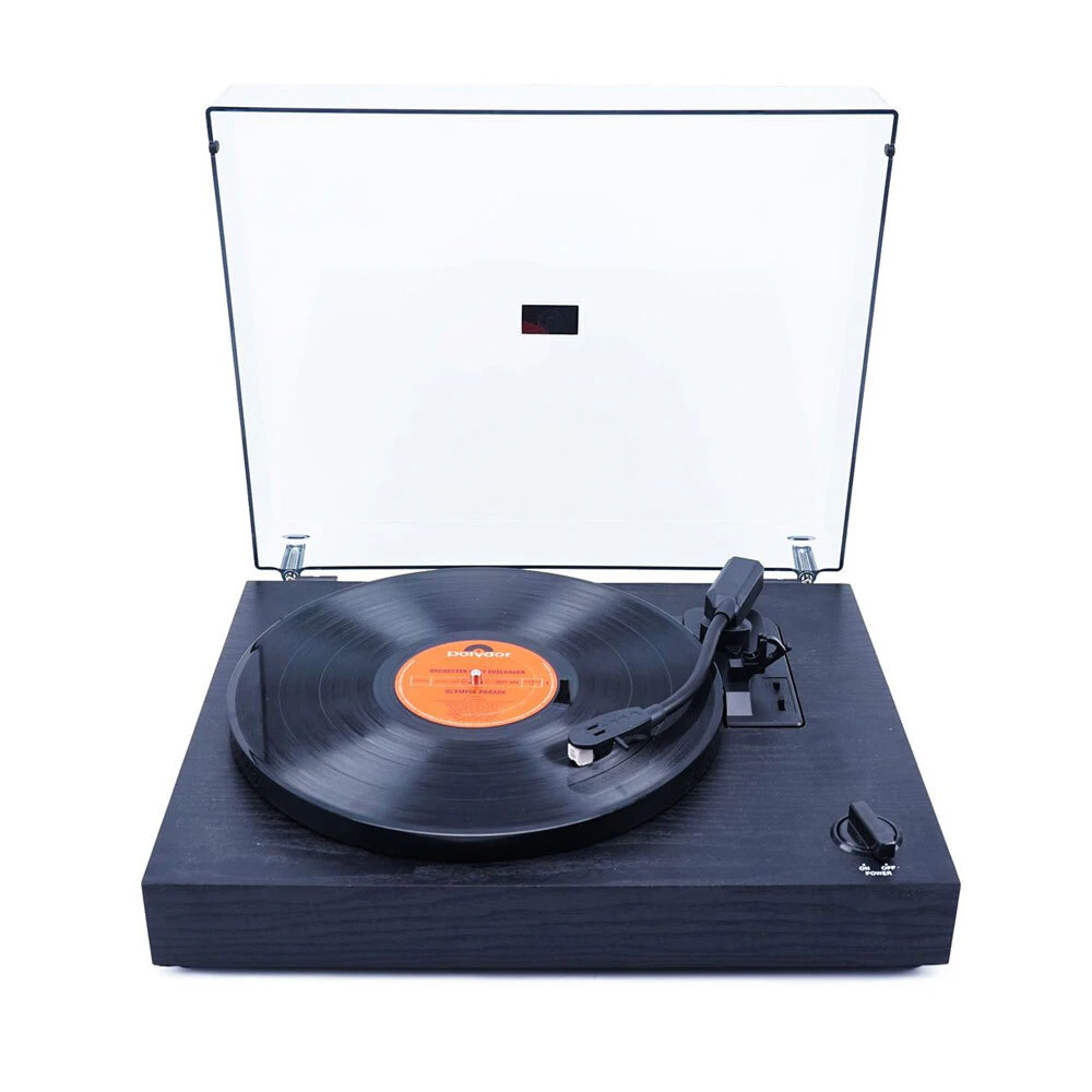 Silcron Encore Vinyl/Record Player Turntable with PC Encoding 33/45RPM - Black