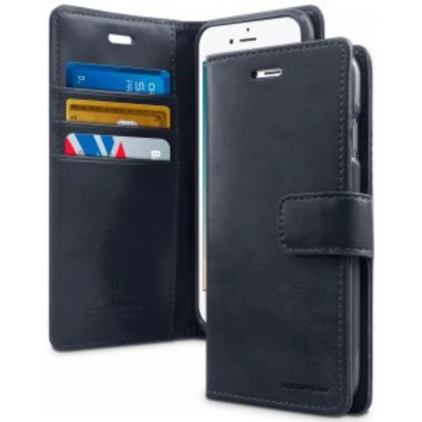 Bluemoon Wallet Case For Apple iPhone 12 /iPhone 12 Pro - Black