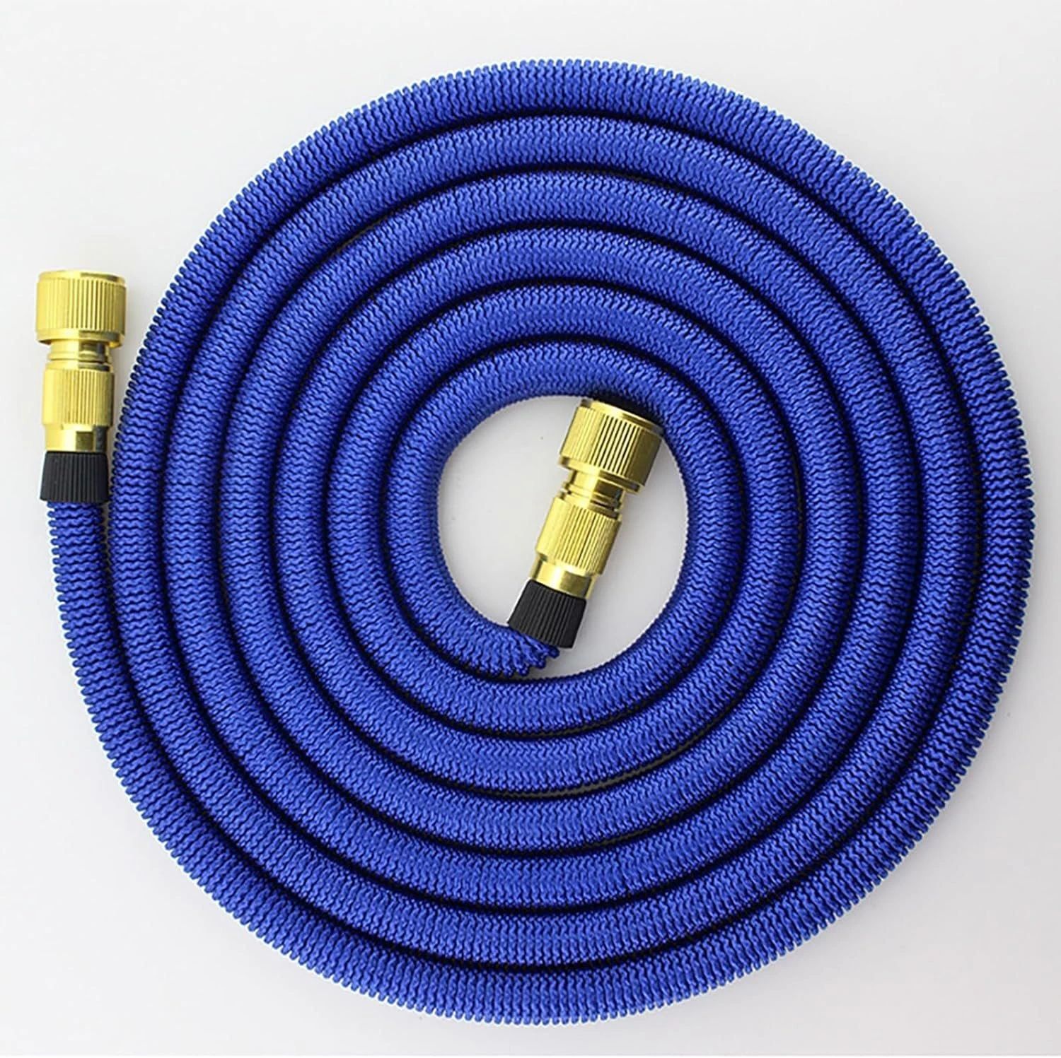 Upgraded Expandable Garden Hoses, 5M-50FT No-Kink, No Tangle Flexible Water Hose, with Reusable Brass Connectors, Leak-Proof, Lightweight, Durable