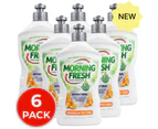 6 x Morning Fresh 400mL Dishwashing Liquid Ultra Concentrate Antibacterial Orange & Tea Tree