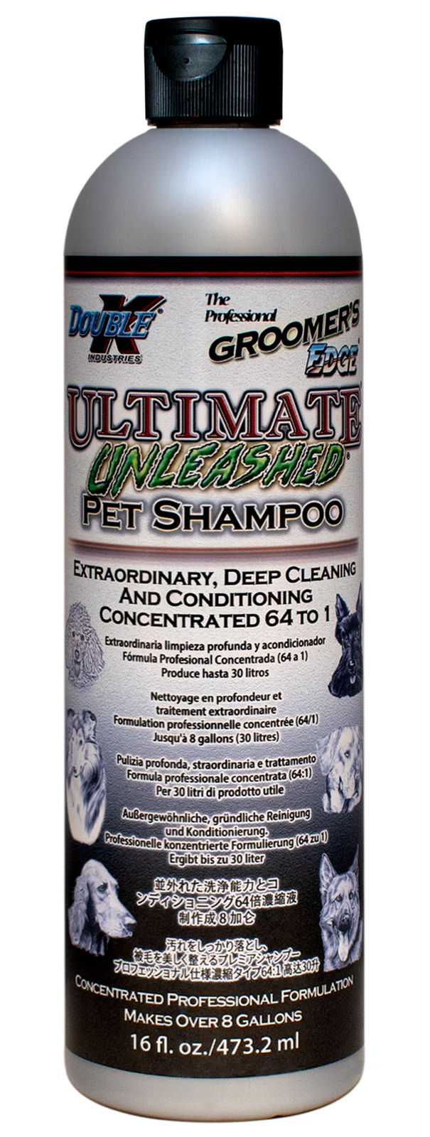 Groomer's Edge Ultimate UNLEASHED Deep Cleaning Detangling Shampoo 473ml