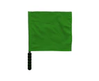 Referee flag stainless steel command hand flag red signal flag,Green