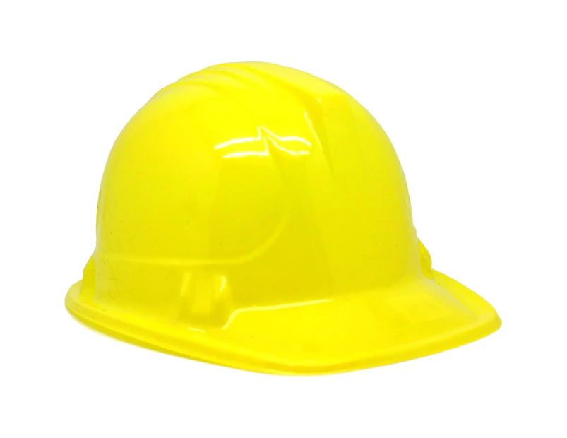 Yellow Plastic Construction Hat (56cm)
