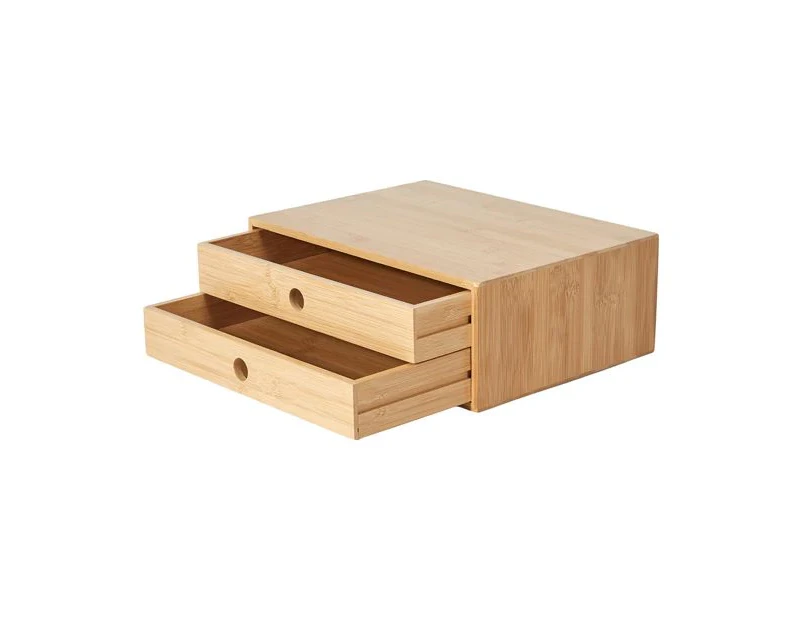 Bamboo Desk Top Drawers - Anko