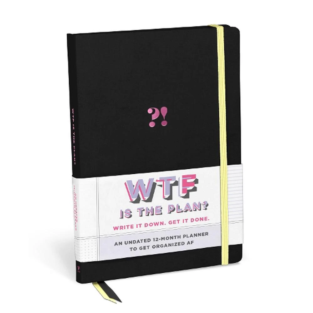 Knock Knock Wtf Undated Planner & Weekly Agenda Notebook