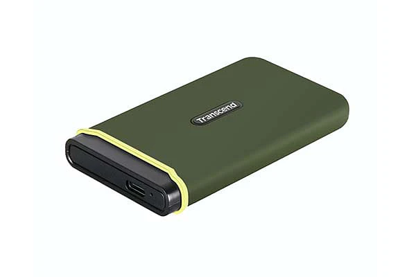 Transcend 1TB USB-A to USB-C Portable SSD Military Green [TS1TESD380C]