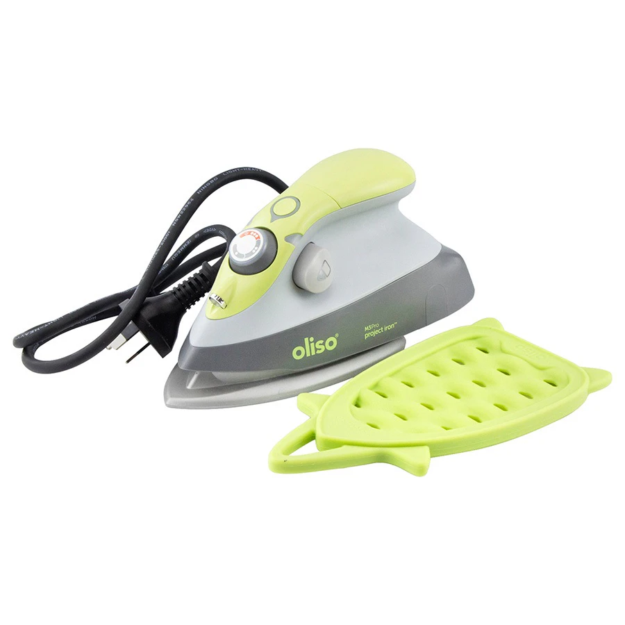 Oliso Mini Project Compact Iron Pistachio Green Silicone Mat