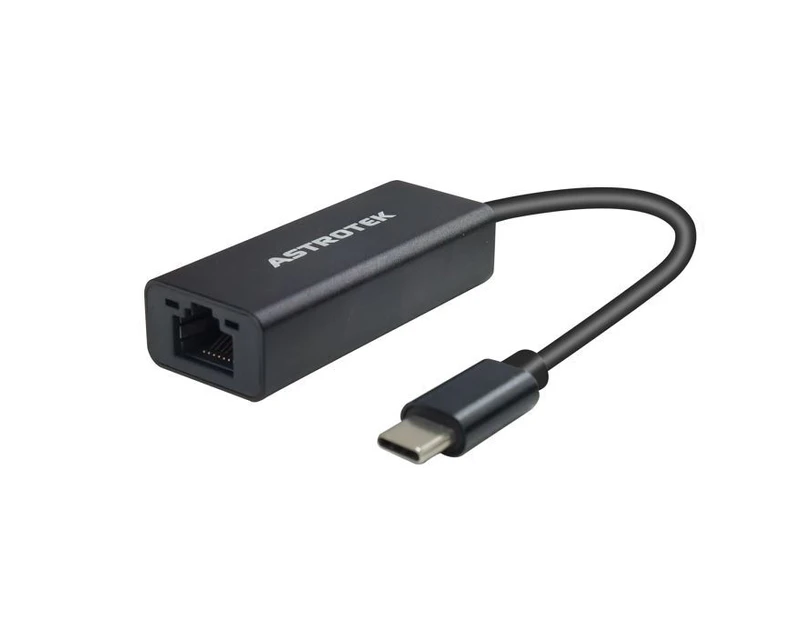 Astrotek Male USB-C To Female RJ45 Gigabit LAN Ethernet Adapter 15cm Cable Cord
