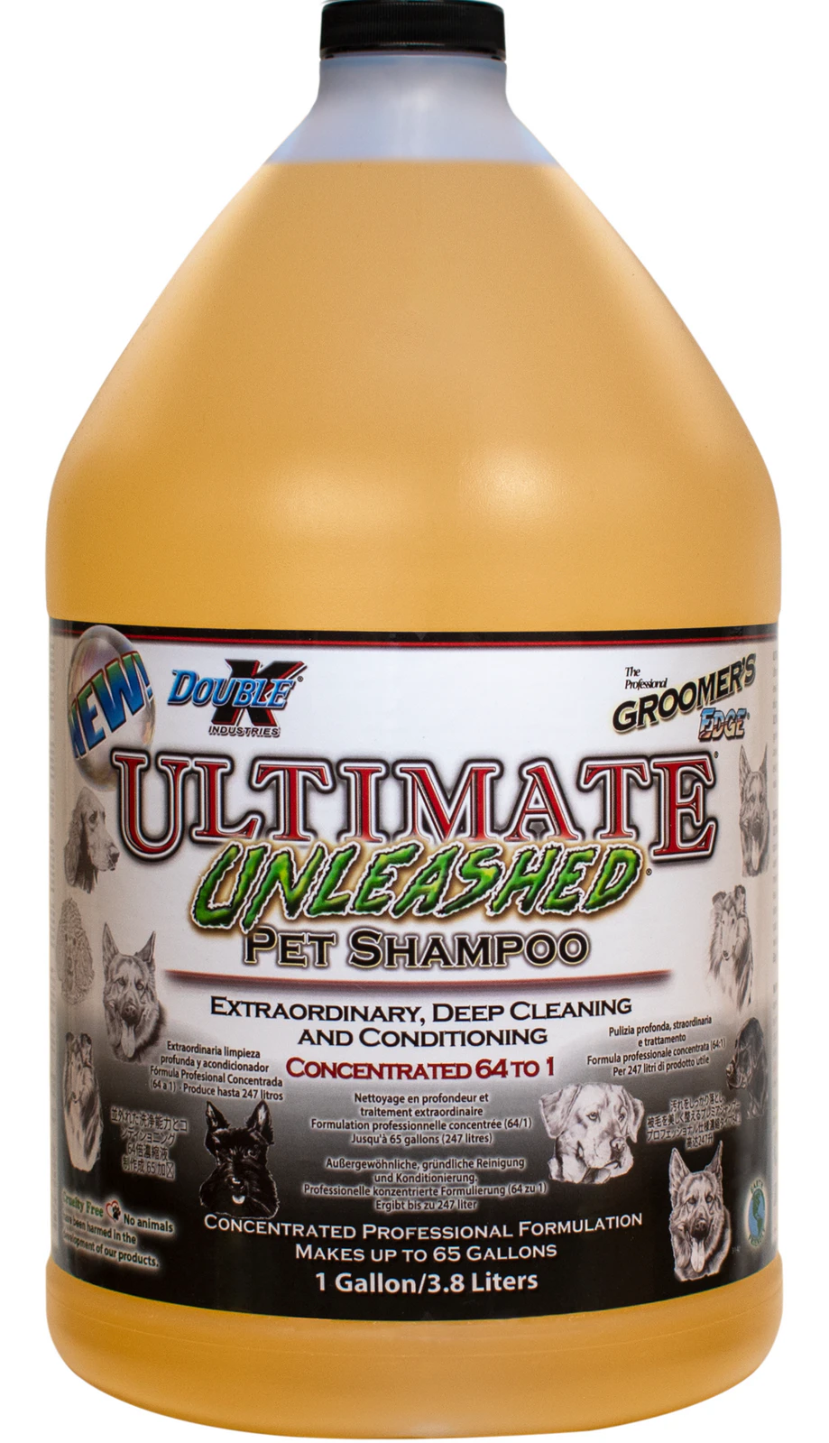 Groomer's Edge Ultimate UNLEASHED Deep Cleaning Detangling Shampoo 3.8L