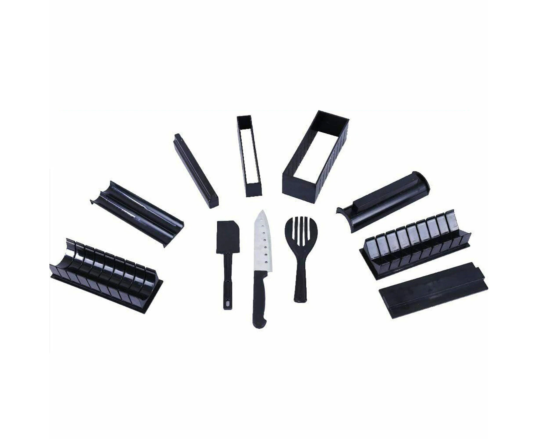 Mould Roller Sushi Making Kitchen Utensil Gadget Tools - 11 pcs