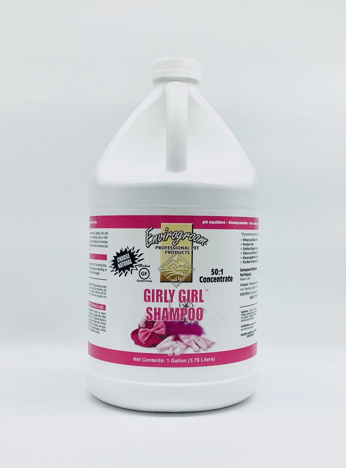 Envirogroom Girly Girl 50:1 Concentrate Fragrance Collection Shampoo 1 Gallon