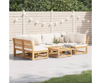 vidaXL 7 Piece Garden Lounge Set with Cushions Solid Wood Acacia