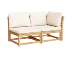 vidaXL 7 Piece Garden Lounge Set with Cushions Solid Wood Acacia