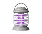 Portable Electric Mosquito Lamp USB Mosquito Zapper Killer Trap Grey