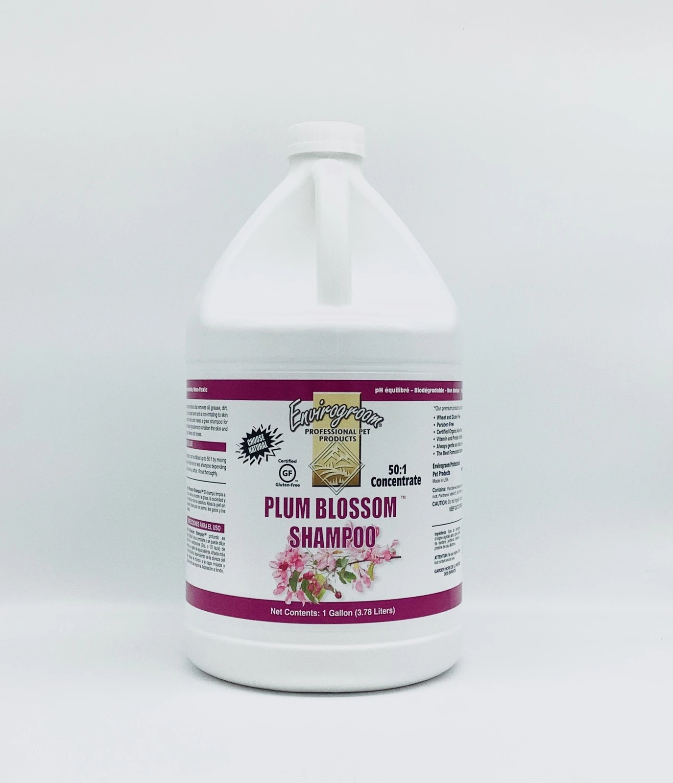 Envirogroom Plum Blossom Shampoo 50:1 Concentrate 1 Gallon