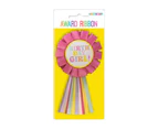 Pastel Pink "Birthday Girl" Award Ribbon