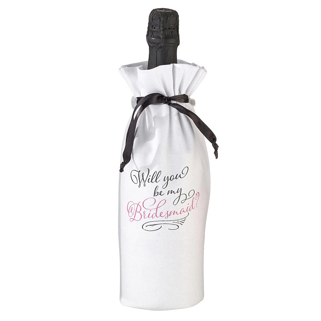 Will You Be My Bridesmaid Wine Bottle Gift Box Wedding Ask Proposal