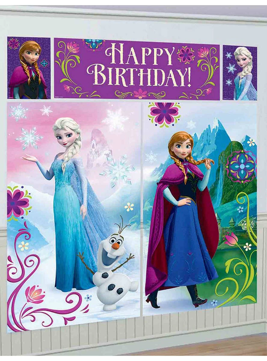 Frozen Wall Scene Setter Party Decoration - Genuine Amscan - New