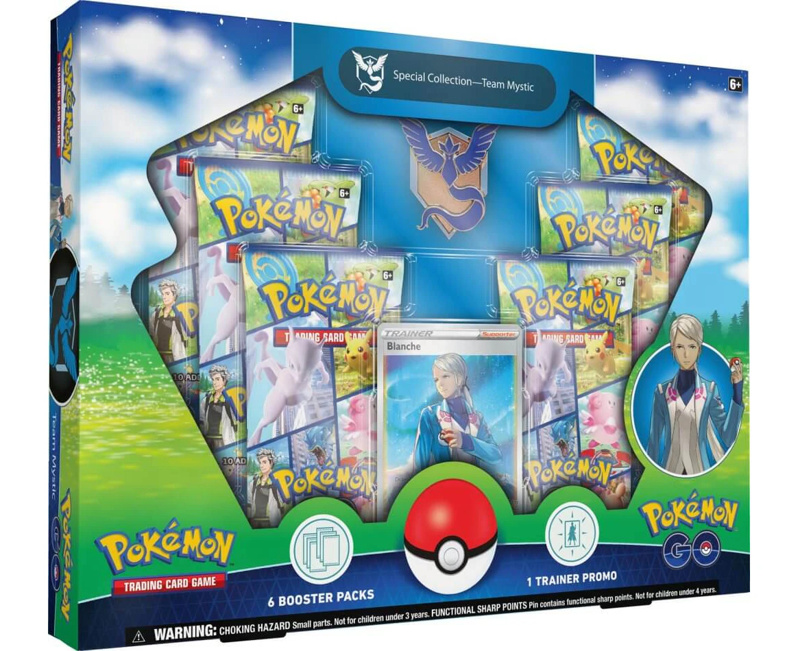 POKEMON TCG Pokemon Go - Special Team Collection Boxes - Team Mystic (Blue)