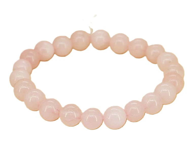 Crystal Wonderland Gemstone Power Bead Bracelet Rose Quartz