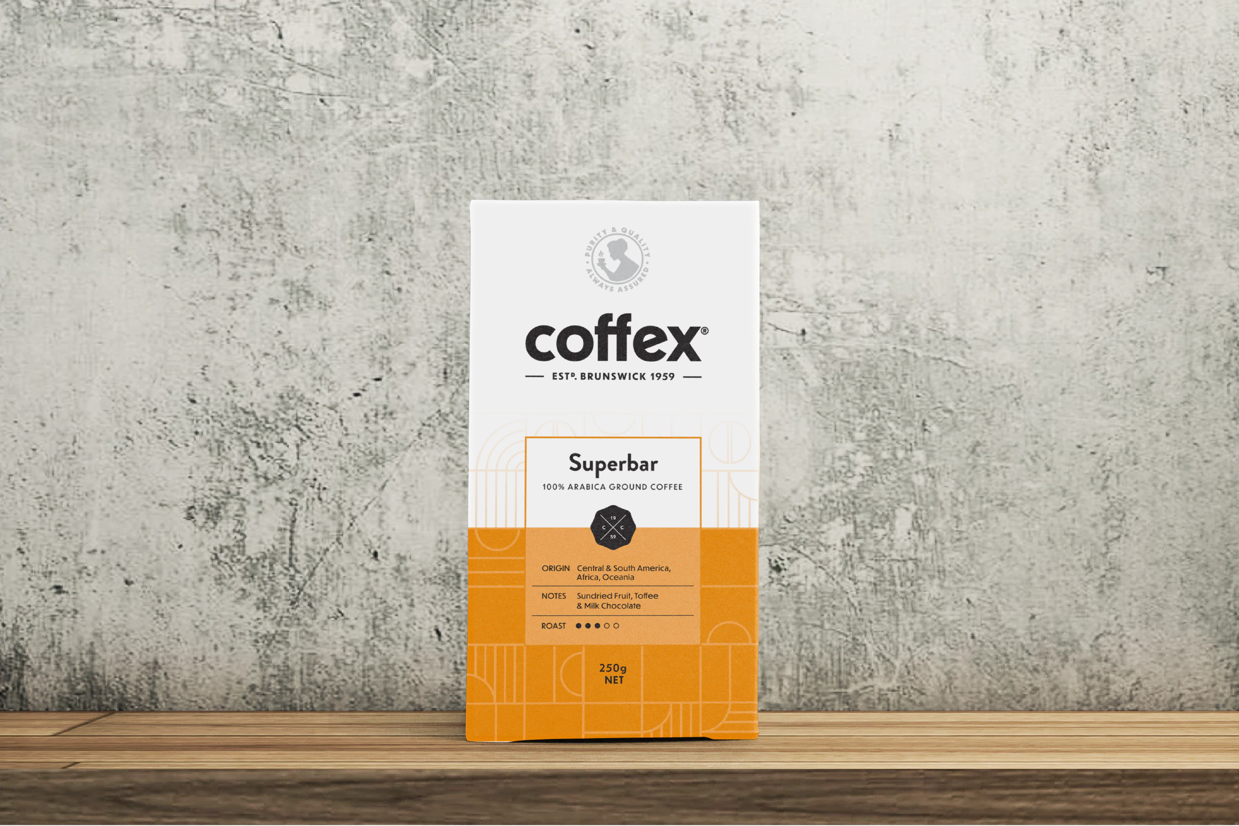 Coffex Superbar coffee ground 250g