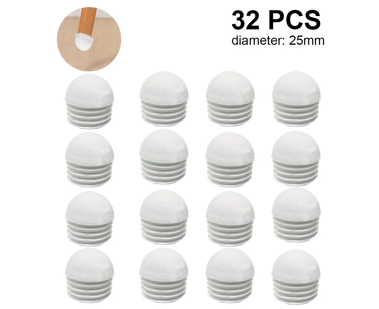 32 pcs pipe plugs,round end cap,lamellar plugs with spherical head