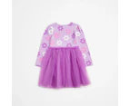 Target Daisy Printed Tulle Tutu Dress - Purple