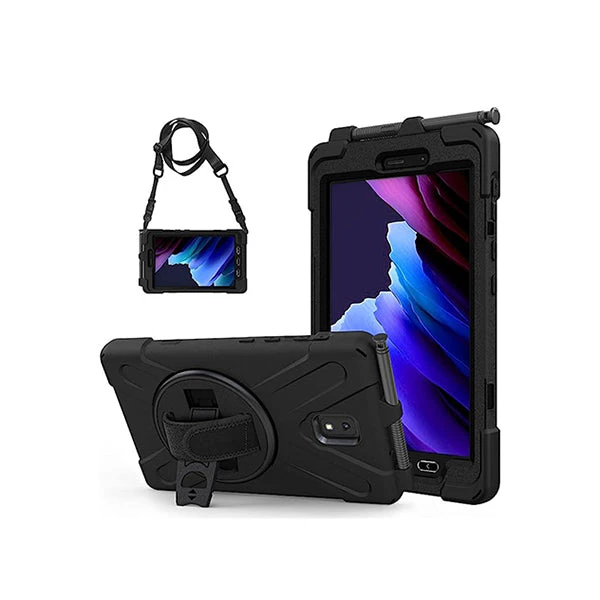 Pisen Generic Rugged Samsung Galaxy Tab Active3 Case Black