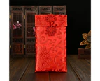 Chinese Style Embroidery Design Red Envelope Lucky Money Bag Party Supplies-D