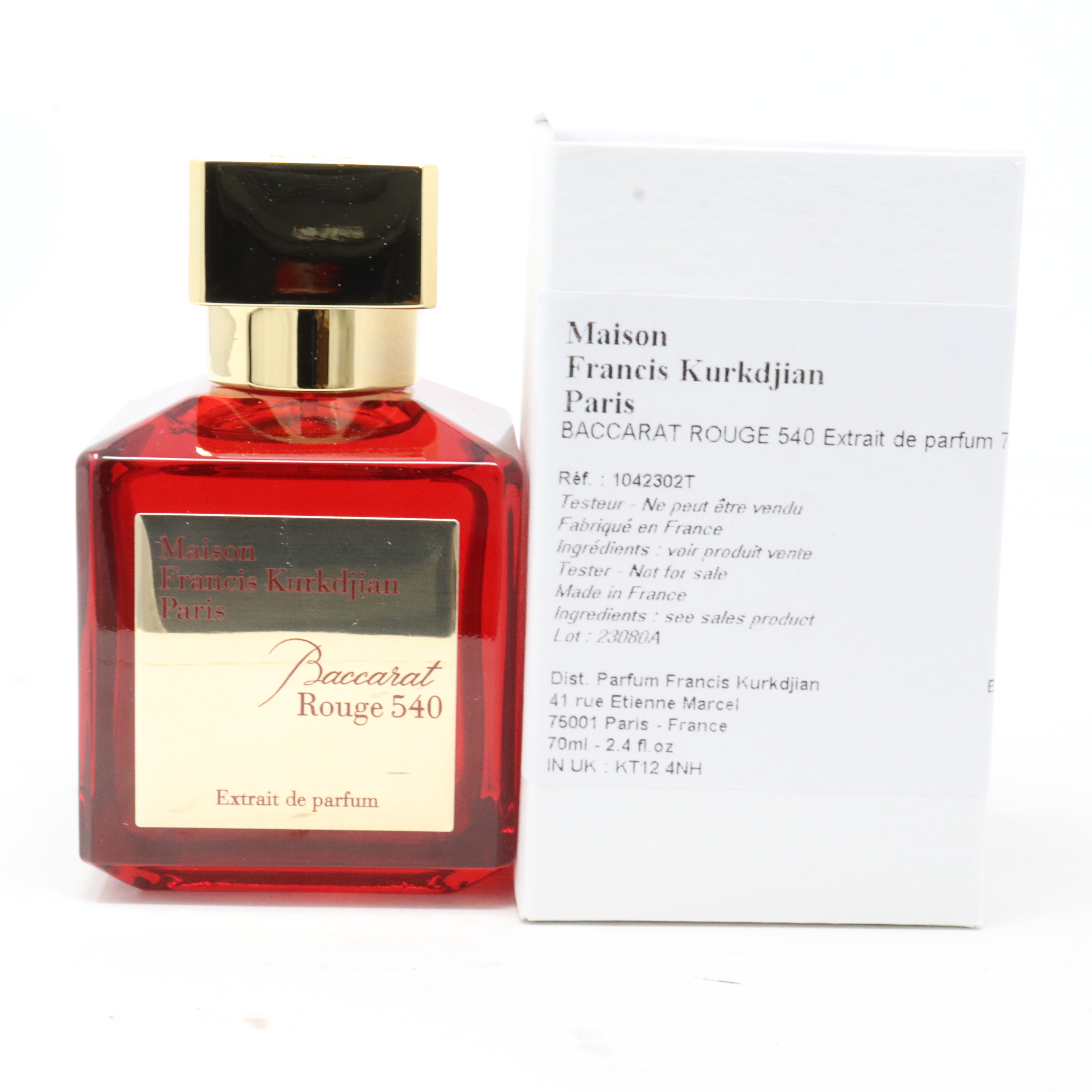 Baccarat rouge retailer 540 extrait